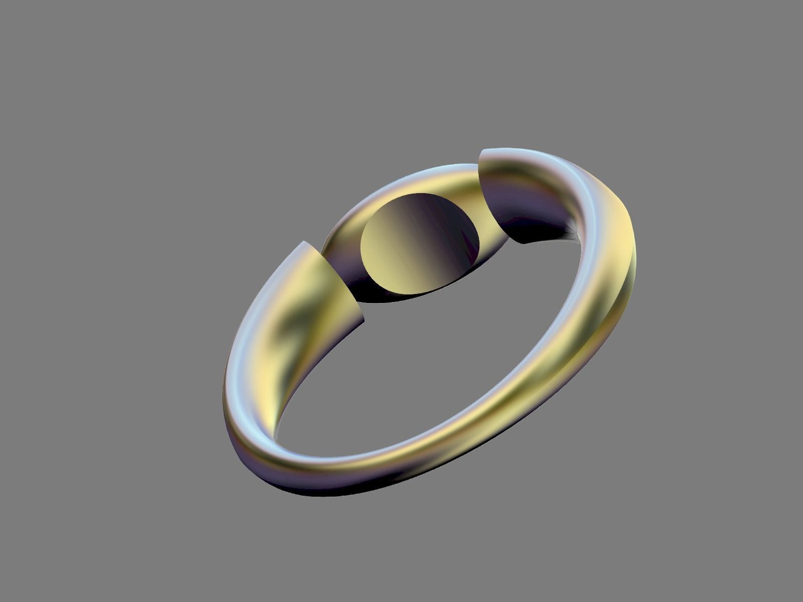 Ancient Roman Style Ring 3D Model Printable model 3D print model_5