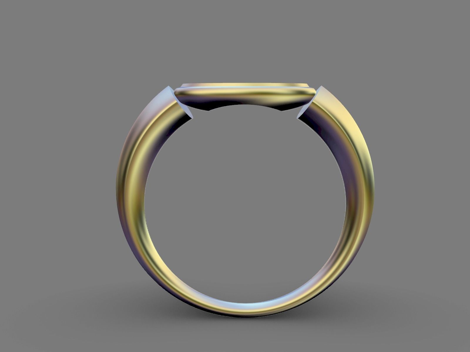 Ancient Roman Style Ring 3D Model Printable model 3D print model_4