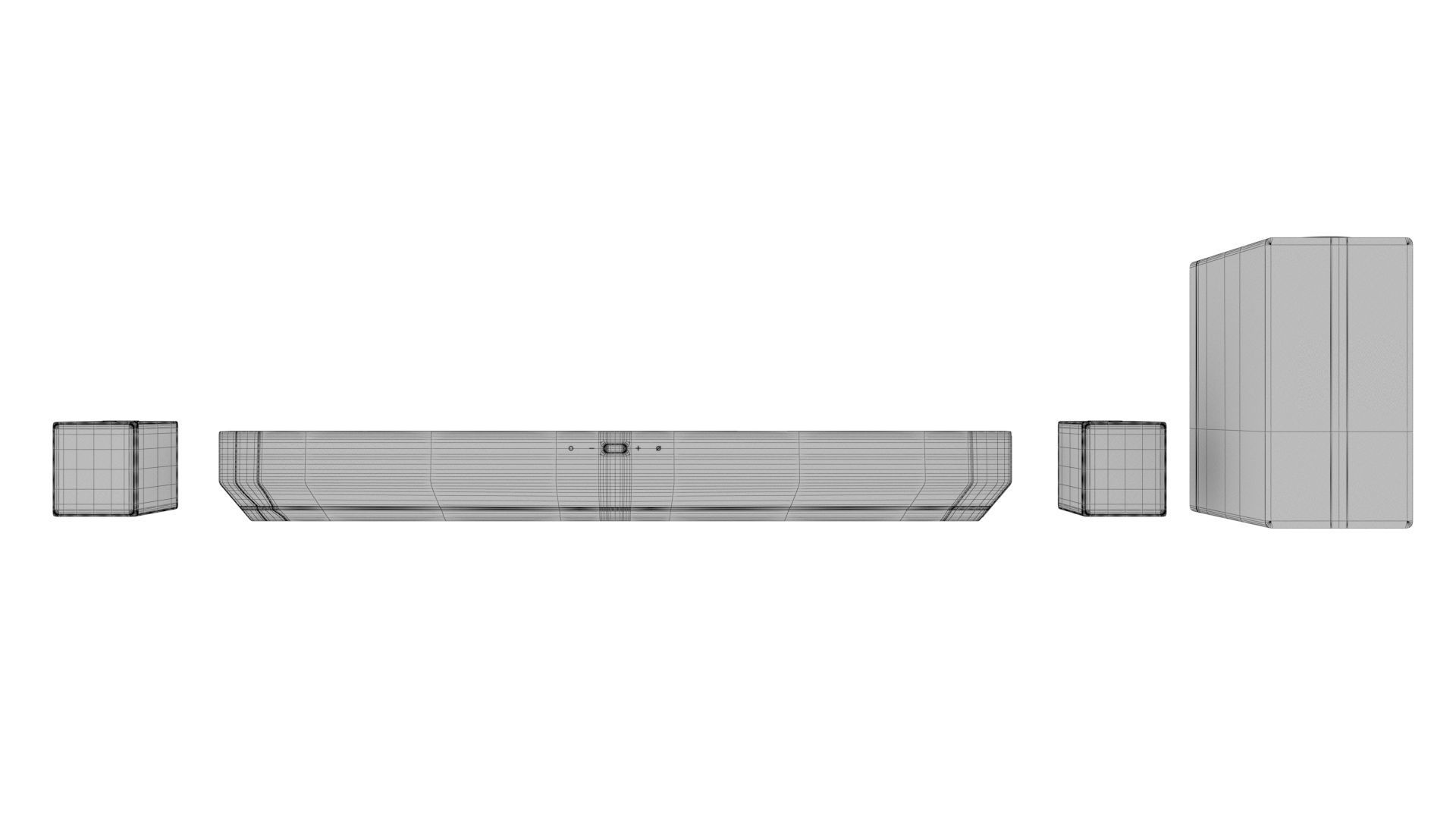 Samsung Soundbar Q950 3D model_9