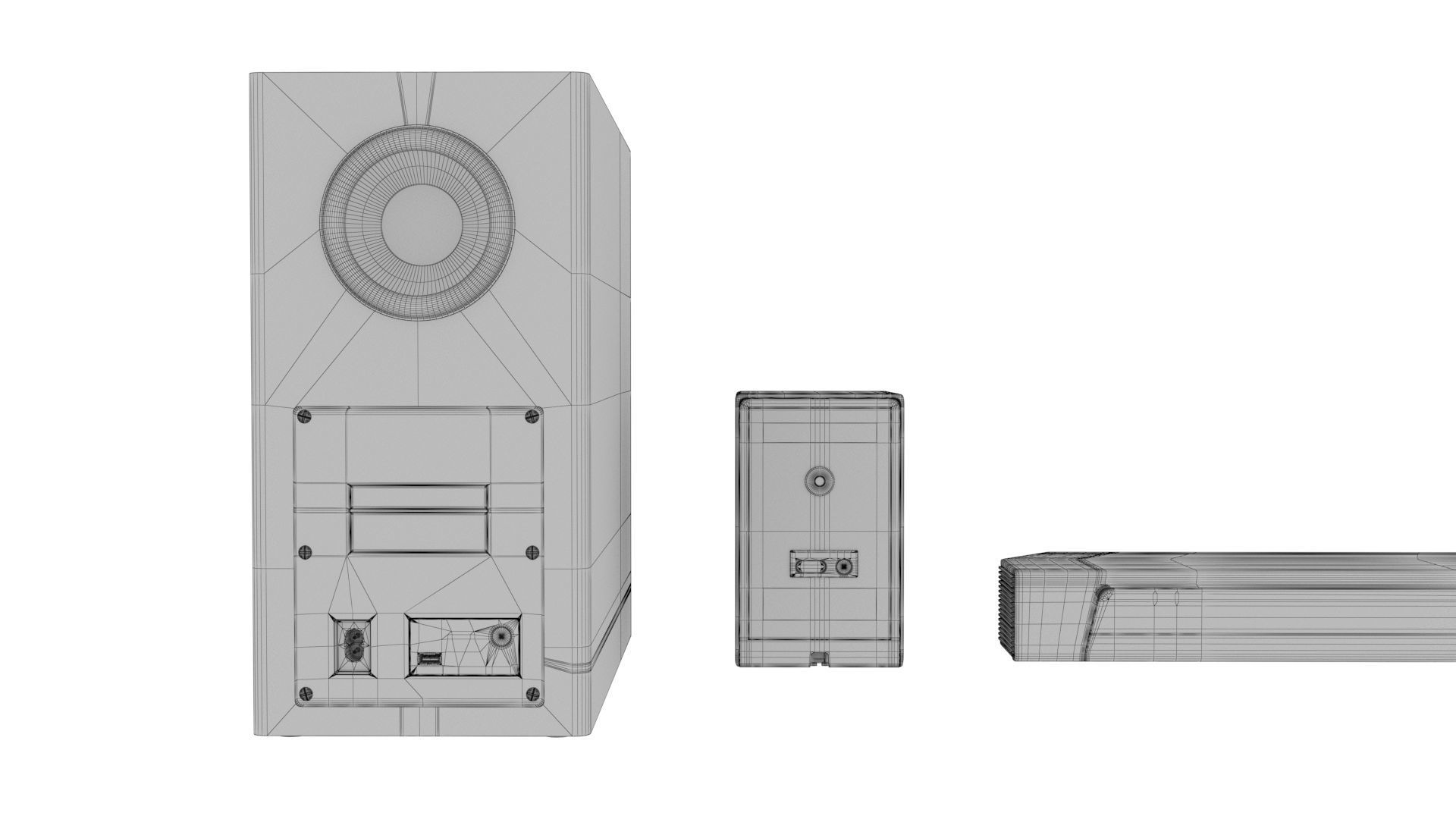 Samsung Soundbar Q950 3D model_12