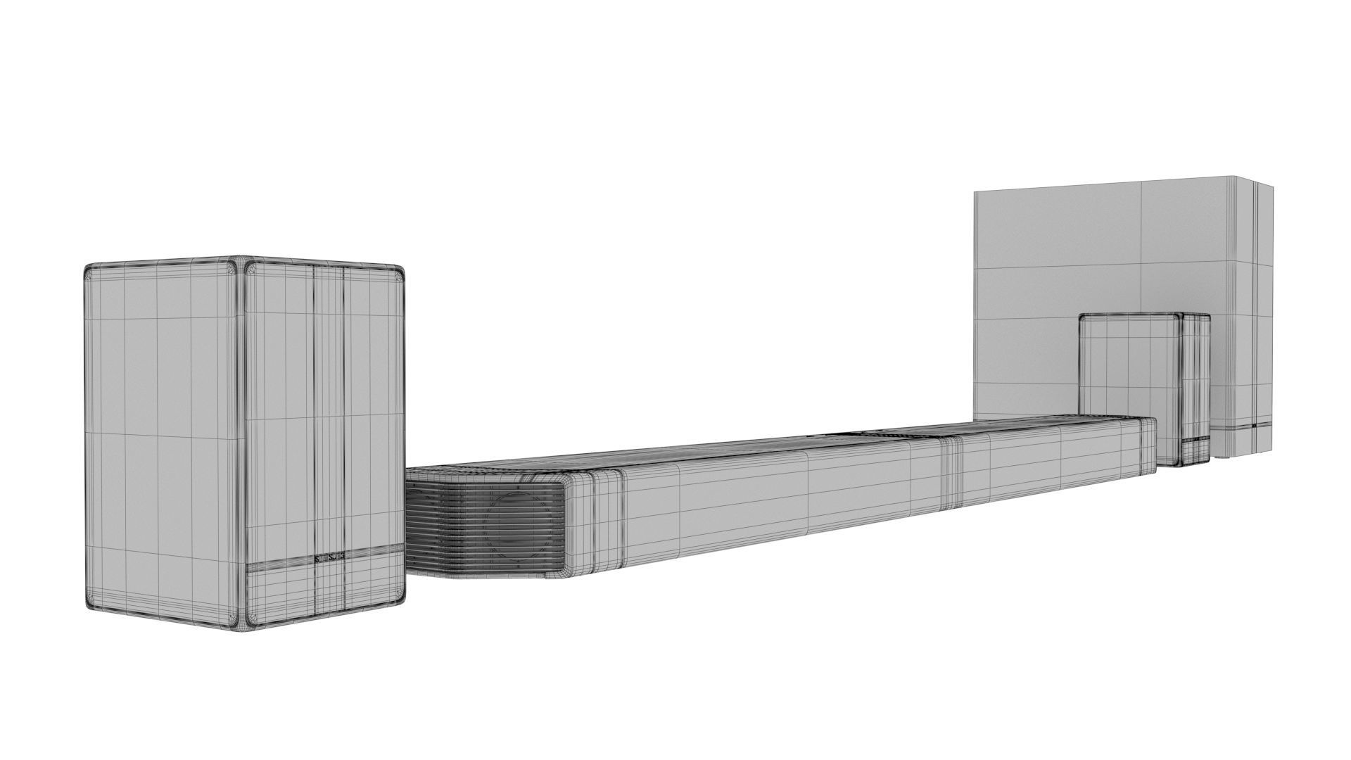 Samsung Soundbar Q950 3D model_11