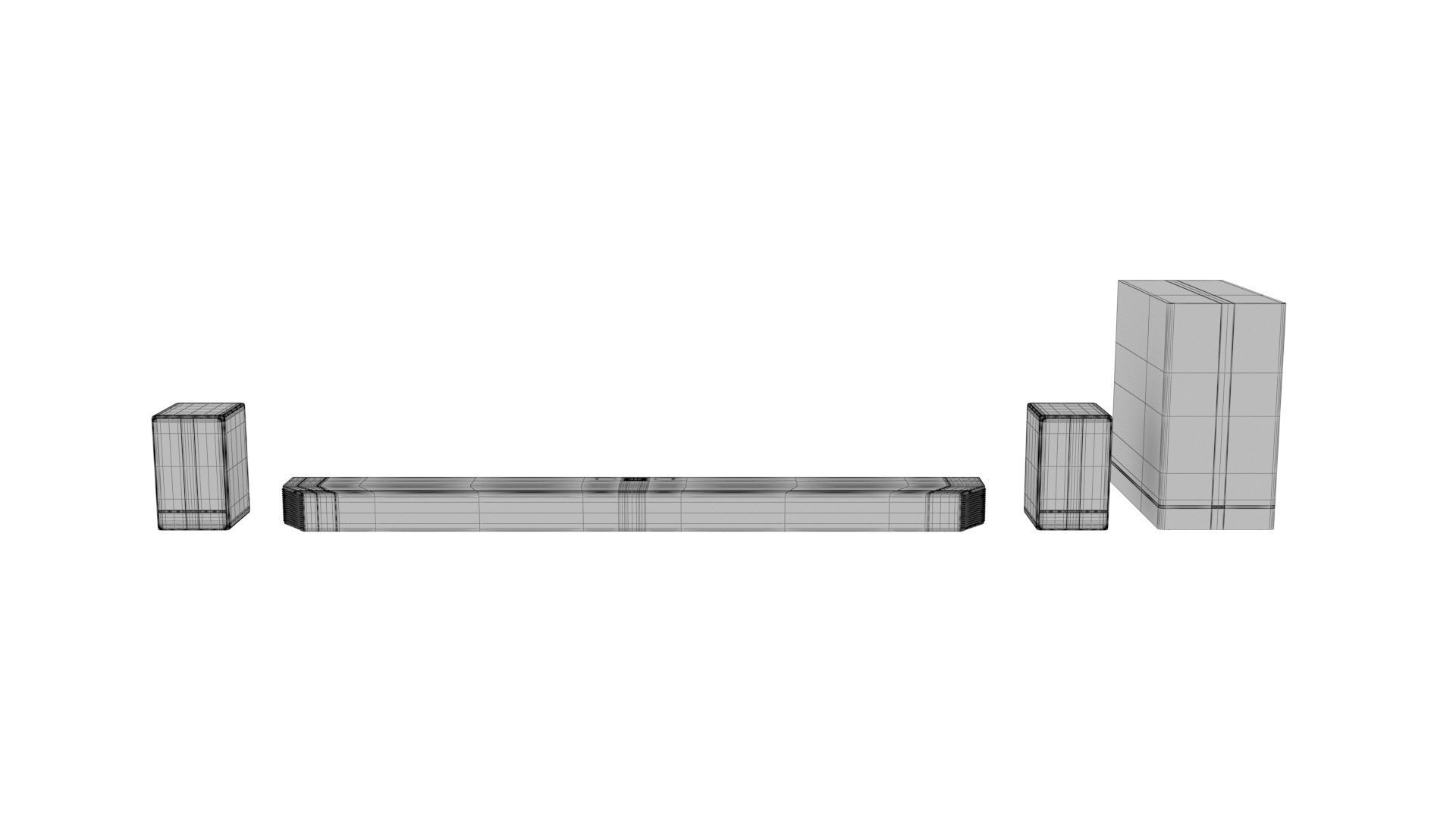 Samsung Soundbar Q950 3D model_7