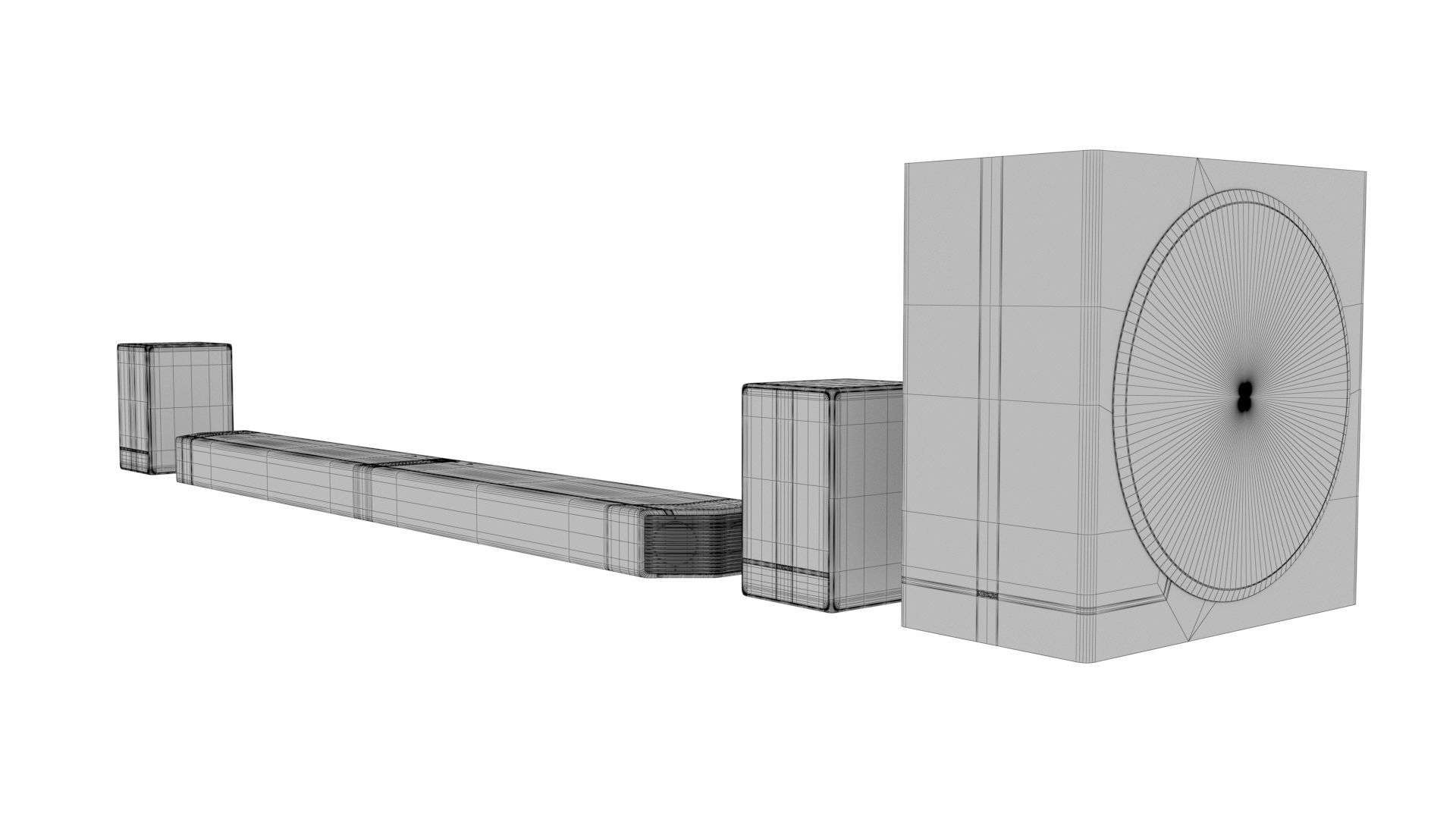 Samsung Soundbar Q950 3D model_8