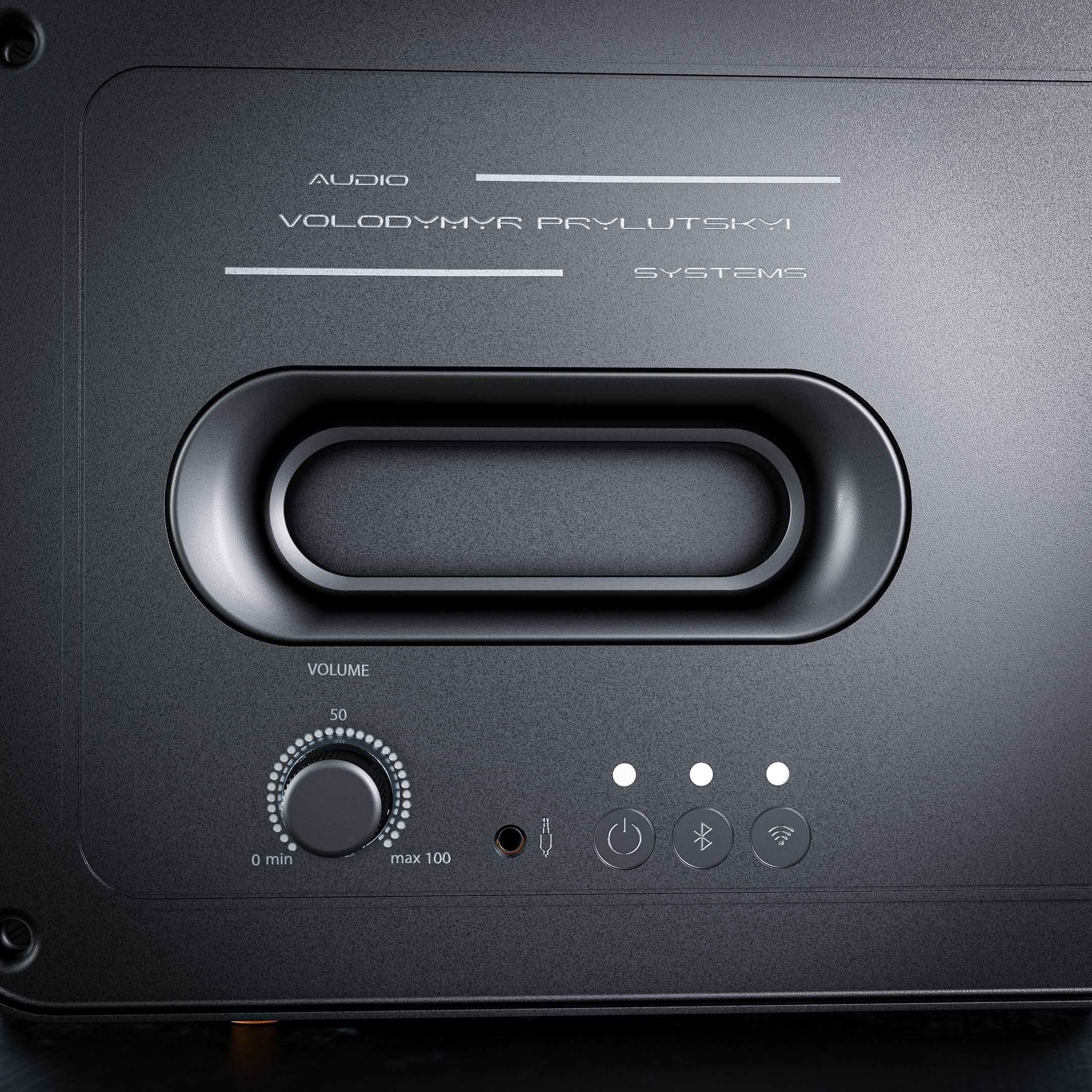 Audio System 3D model_4