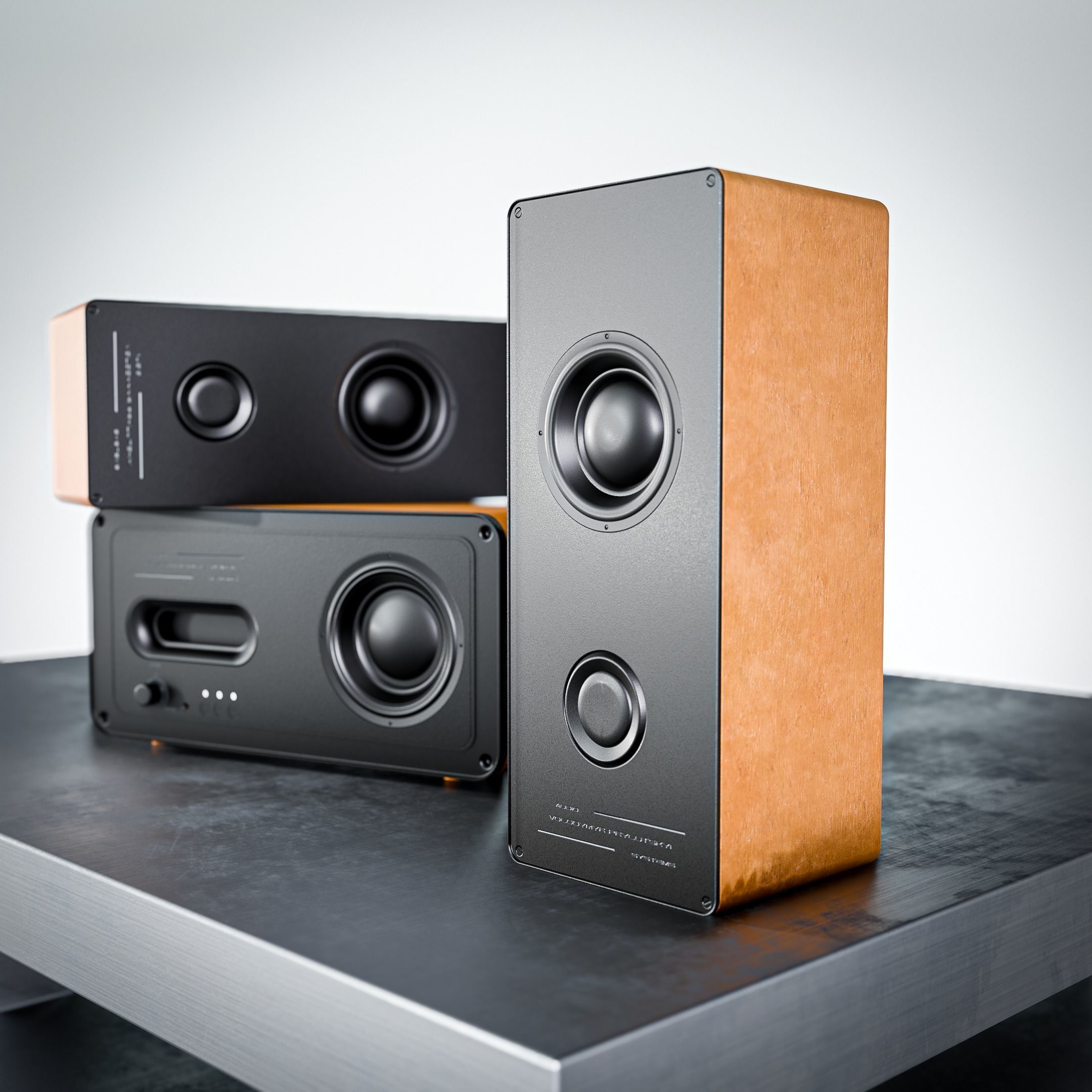 Audio System 3D model_1