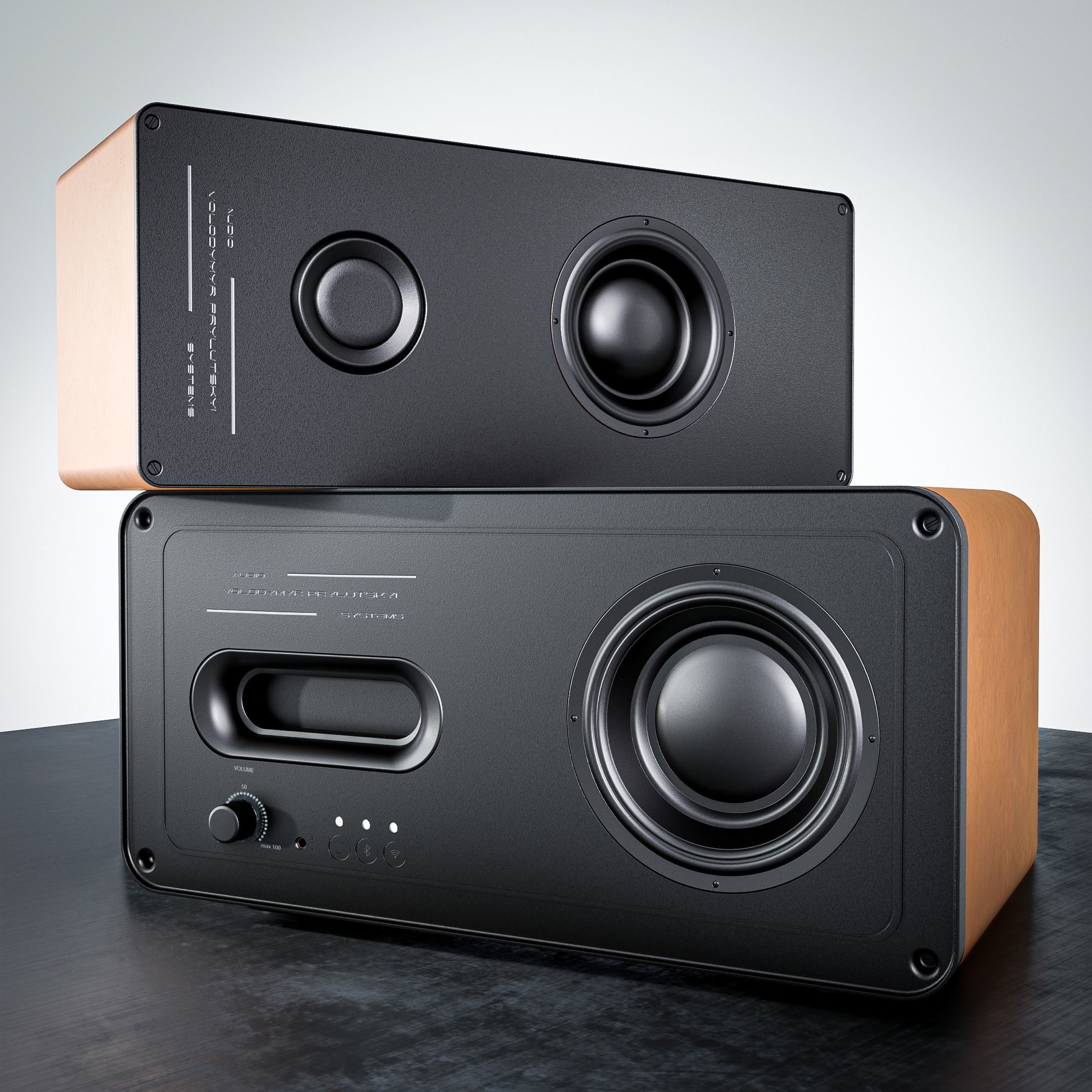 Audio System 3D model_3