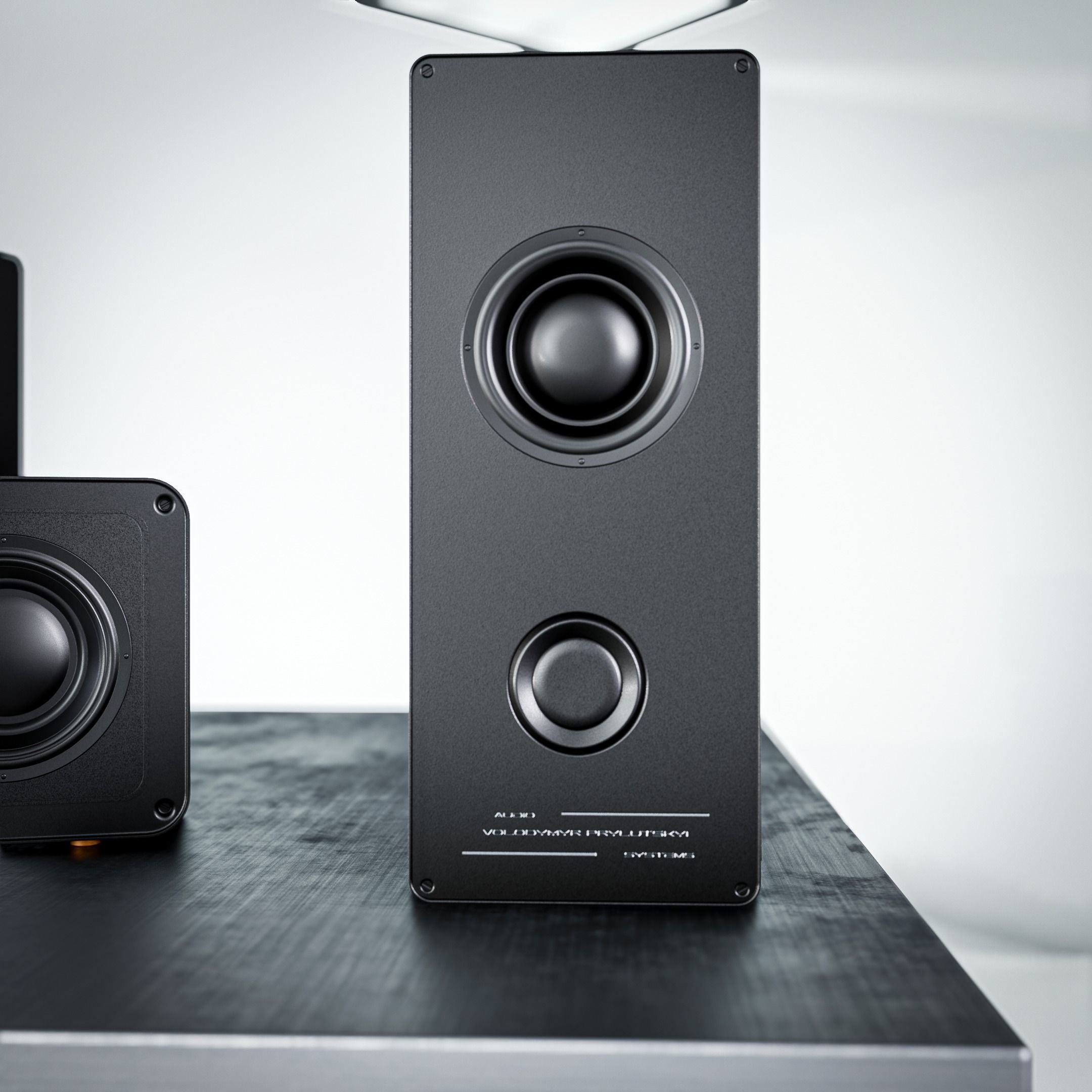 Audio System 3D model_2