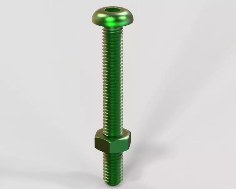 M5 x 40mm Socket Button Bolt 3D print model