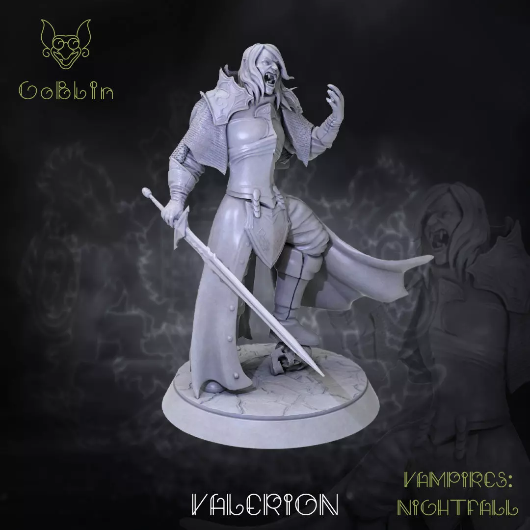 Valerion - Vampires Nightfall Ventrue 3D print model_0