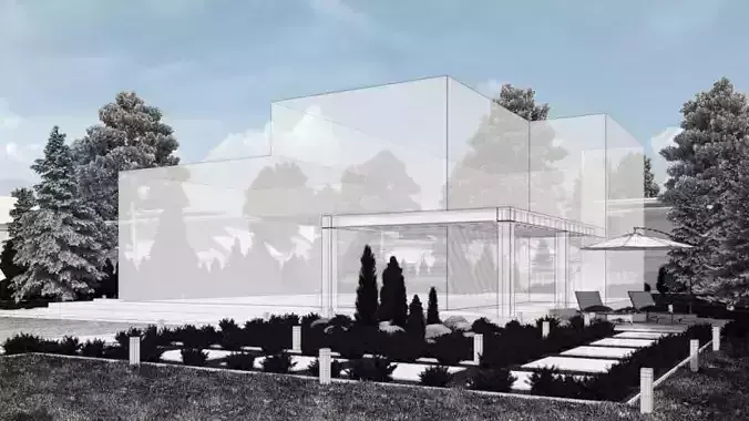 Exterior Building With Vegetation