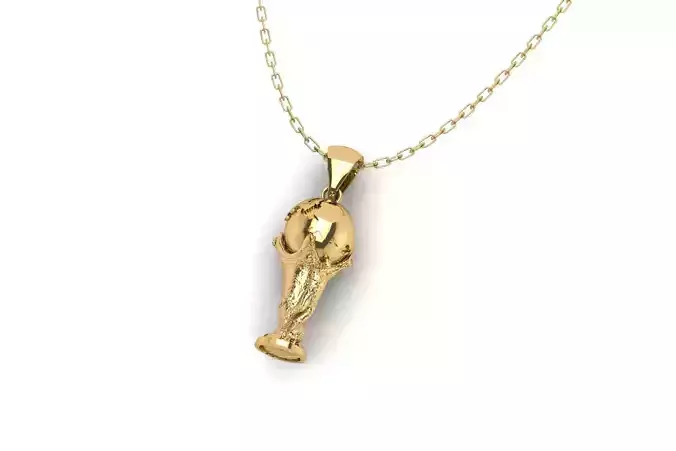 World Cup Trophy Pendant P 064 3D print model