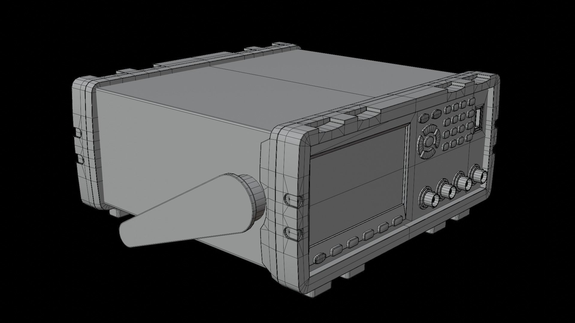 Battery Tester Low-poly 3D model_17