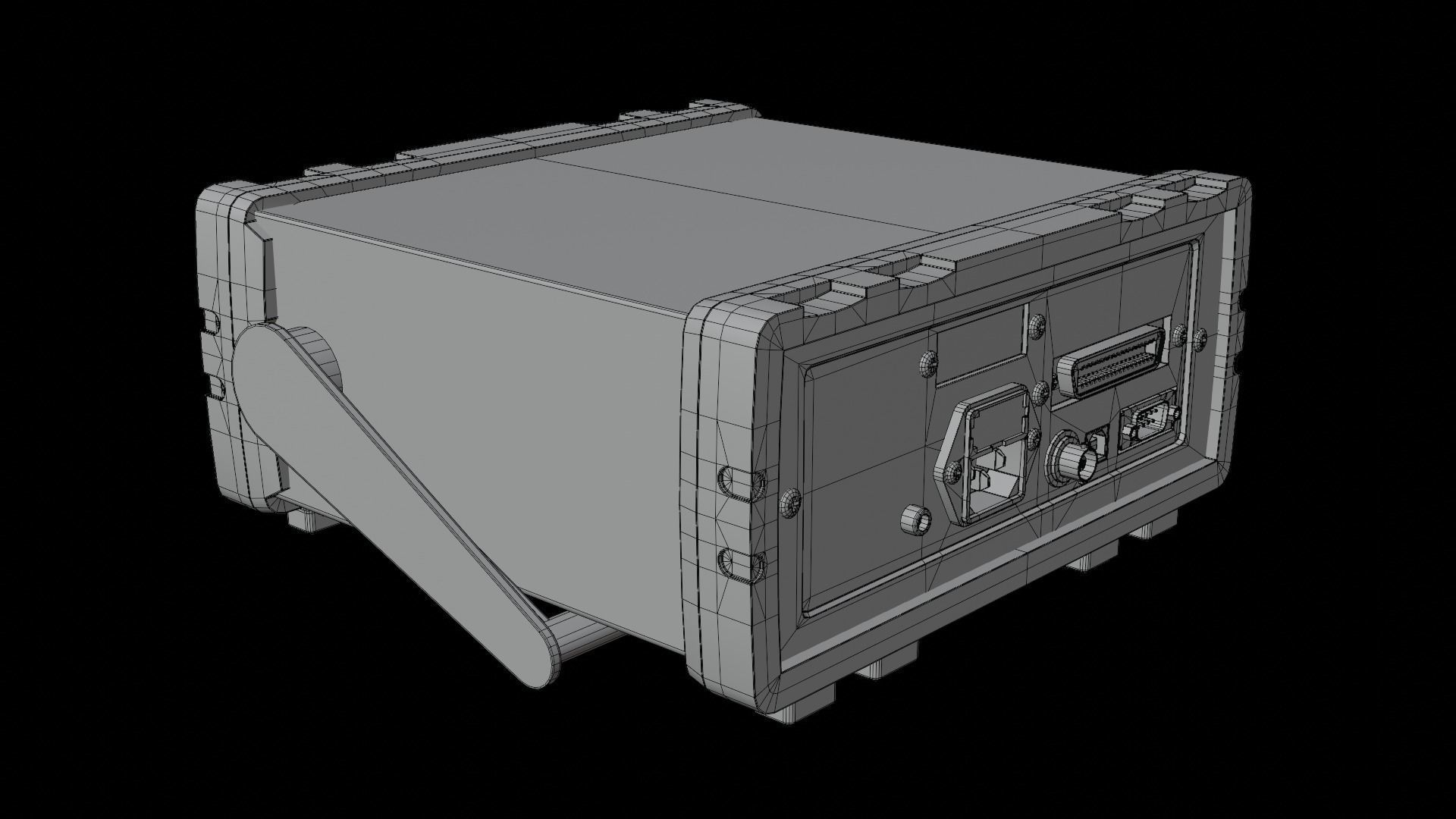 Battery Tester Low-poly 3D model_15