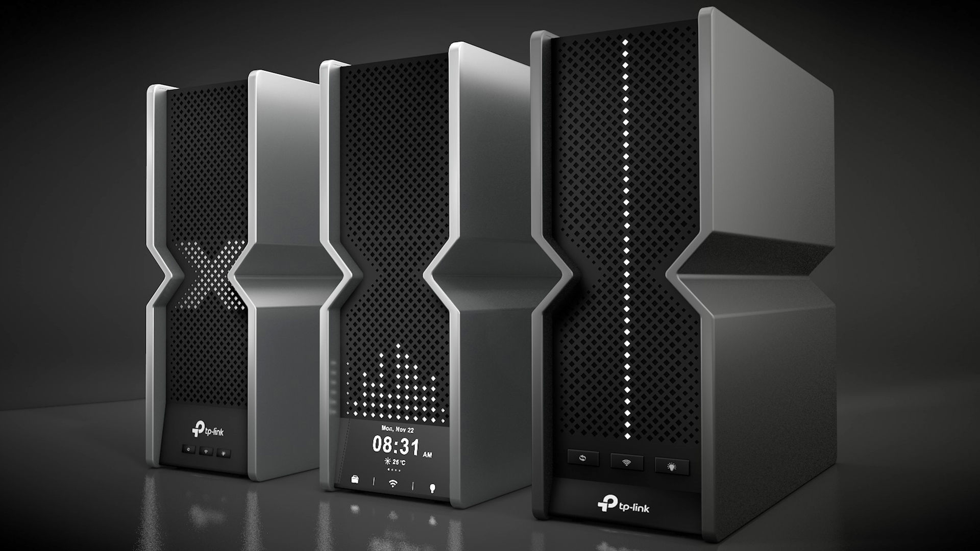 Wi-Fi 7 TP LINK Router Model - Collection - 3D model_1