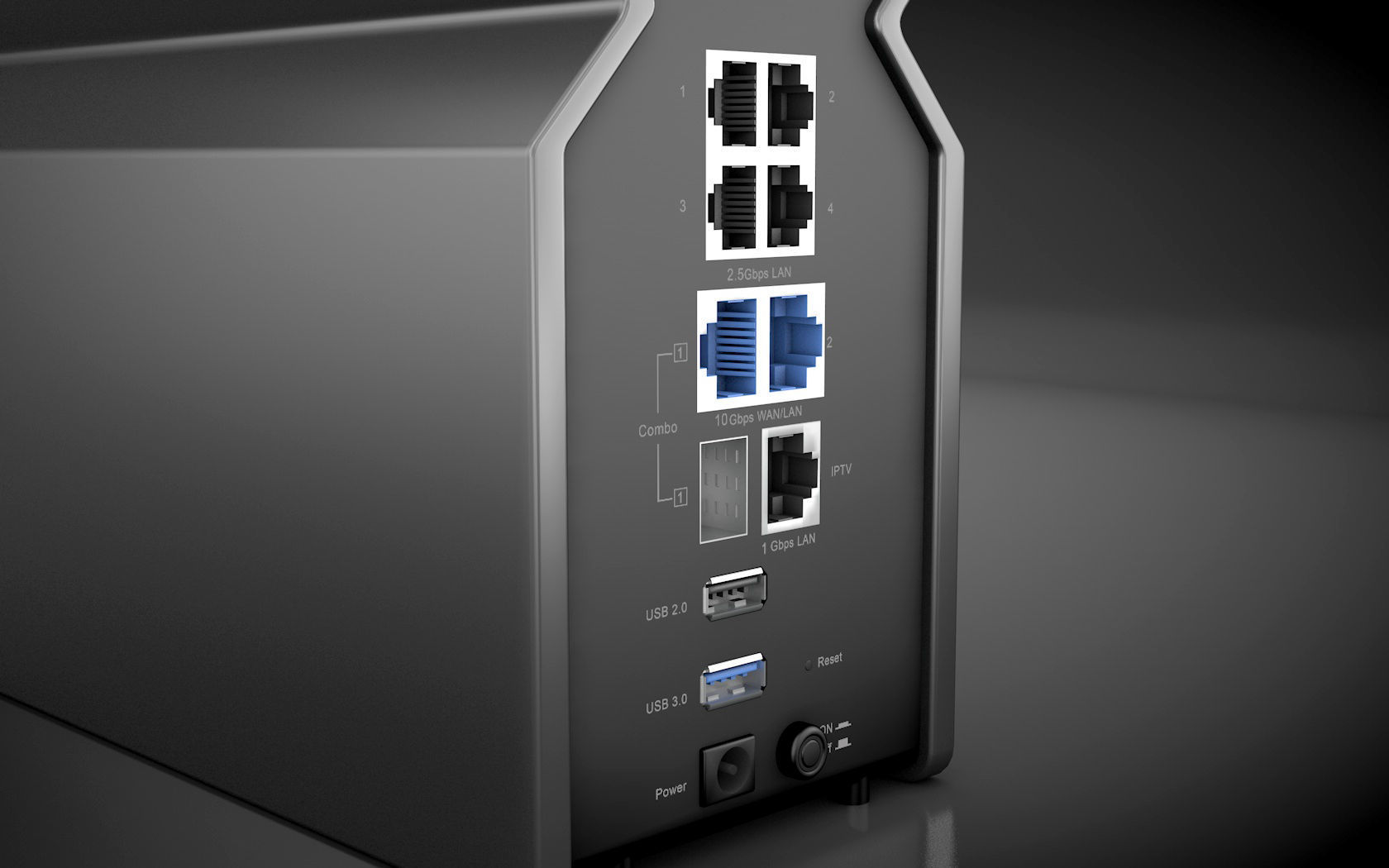 Wi-Fi 7 TP LINK Router Model - Collection - 3D model_13