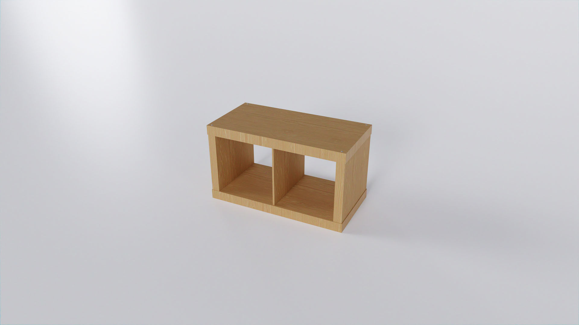 KALLAX 77x42 cm Low-poly 3D model_2