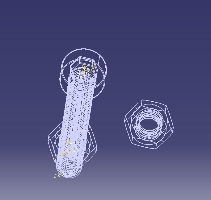 M5 x 40mm Full Thread Cap Head Bolt 3D print model_39