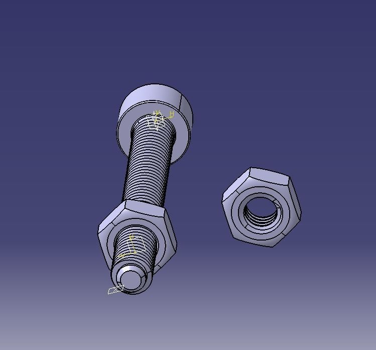 M5 x 40mm Full Thread Cap Head Bolt 3D print model_38
