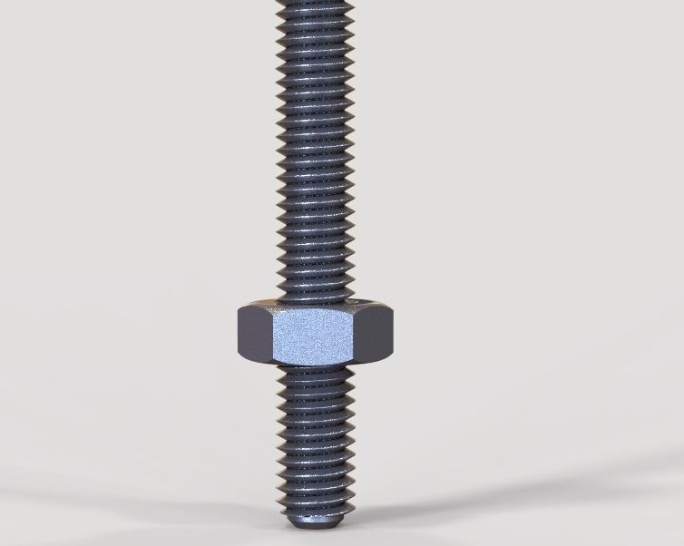 M5 x 40mm Full Thread Cap Head Bolt 3D print model_23