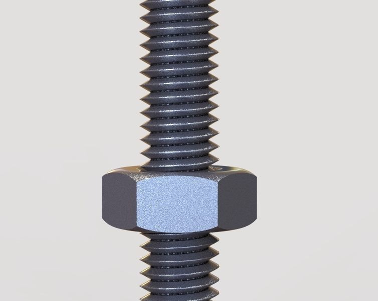 M5 x 40mm Full Thread Cap Head Bolt 3D print model_24