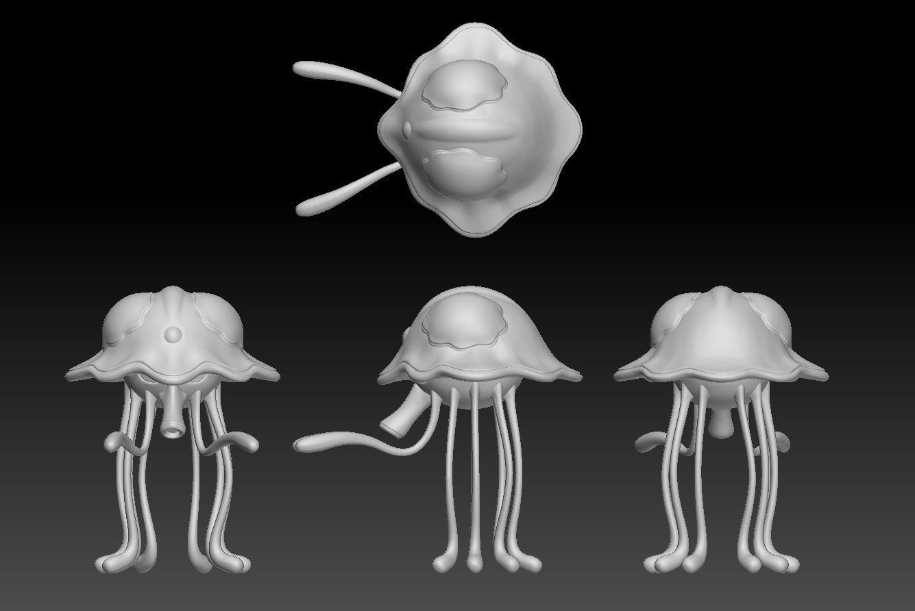 Pokemon Toedscool Toedscruel 3D print model_2