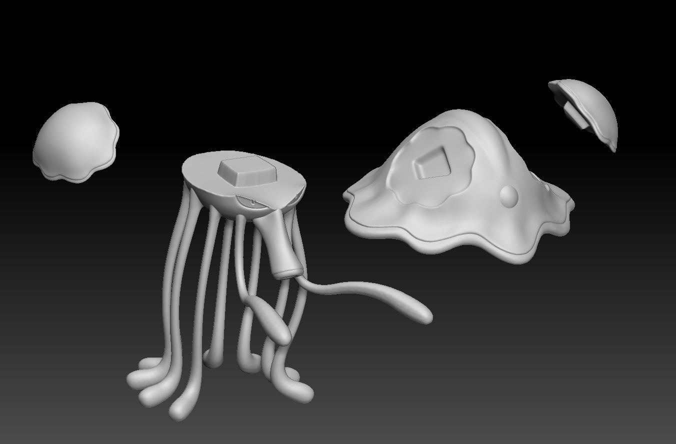 Pokemon Toedscool Toedscruel 3D print model_3