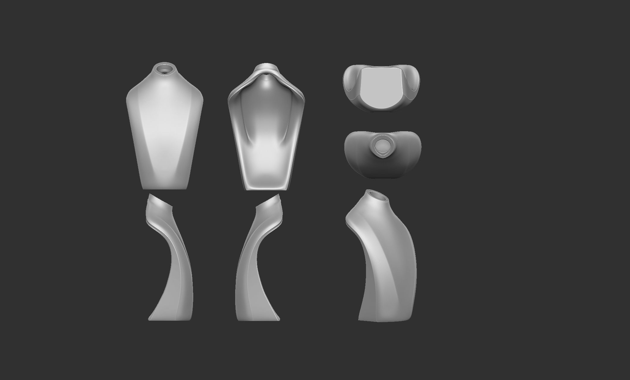 Necklace Stand 3D print model_8