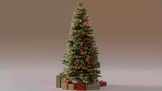 Christmas Tree 3d Model 3D model