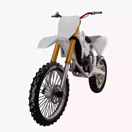 Motocross  125cc 250cc Low-poly 3D model