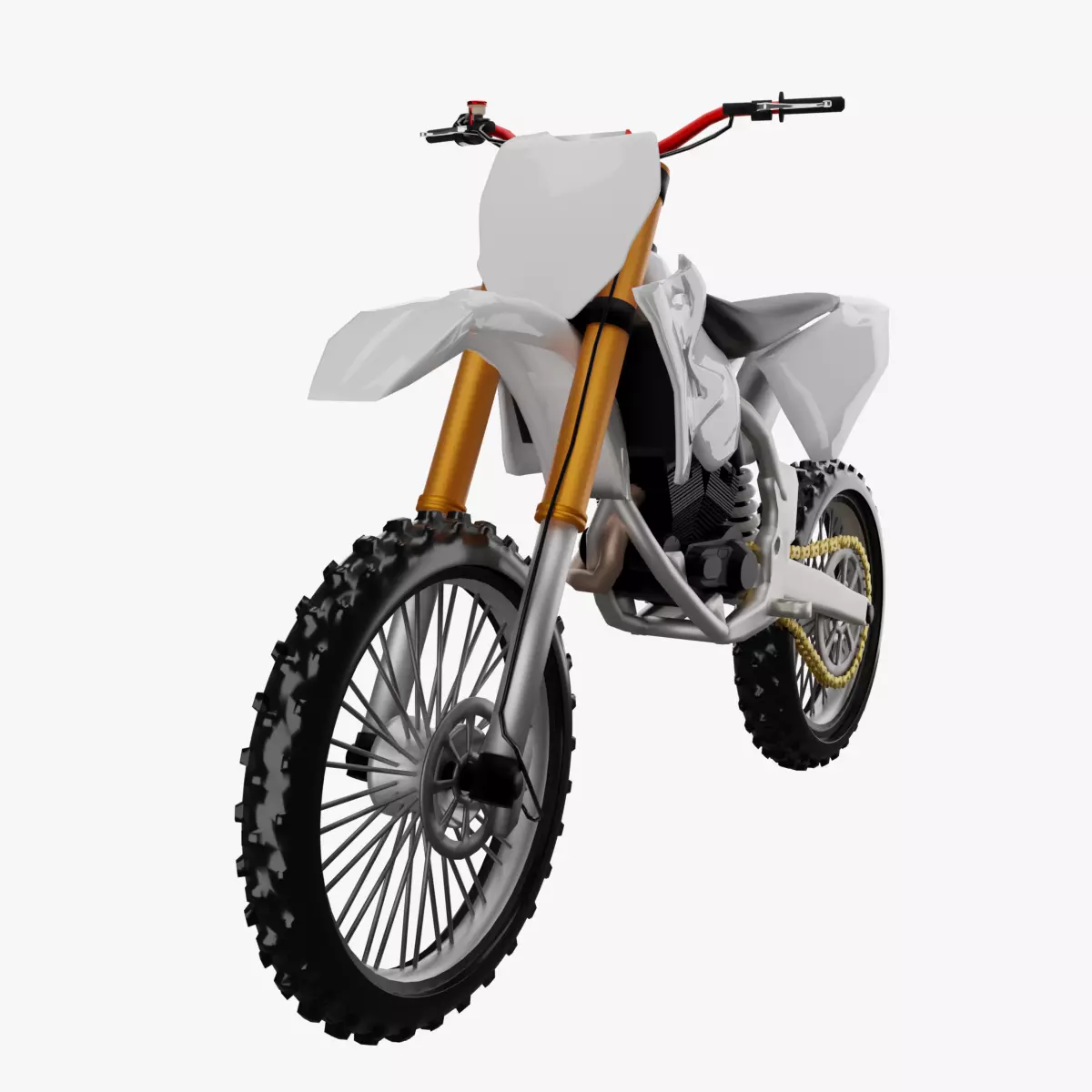 Motocross 125cc 250cc Low-poly 3D model