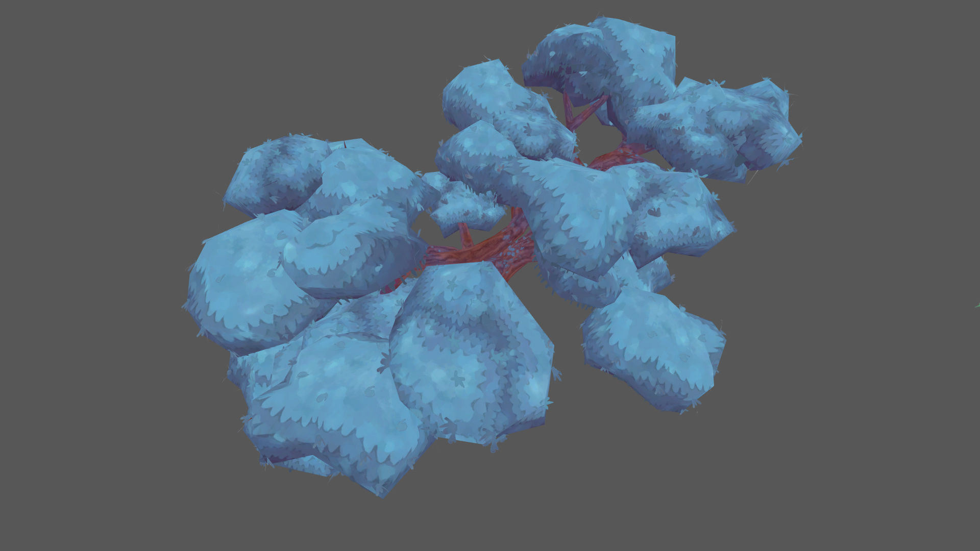 Tree --- FREE --- Hand-painted and Cartoon Free low-poly 3D model_2