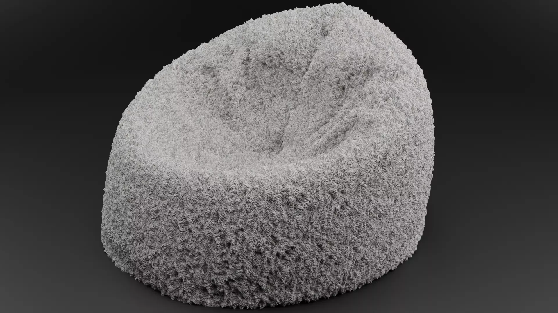 Ottoman bean bag chair Free 3D model