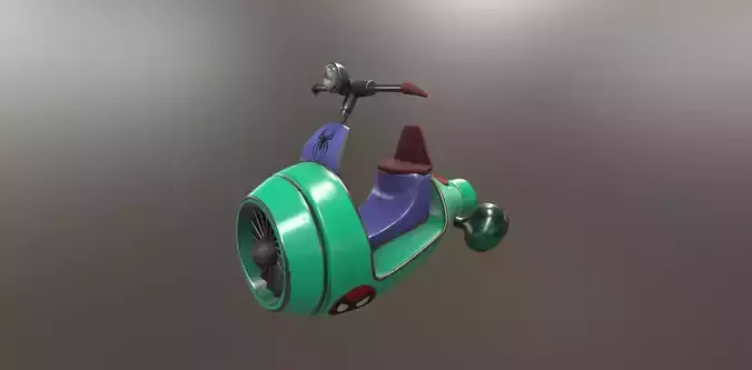 minibike for cartoon and game development