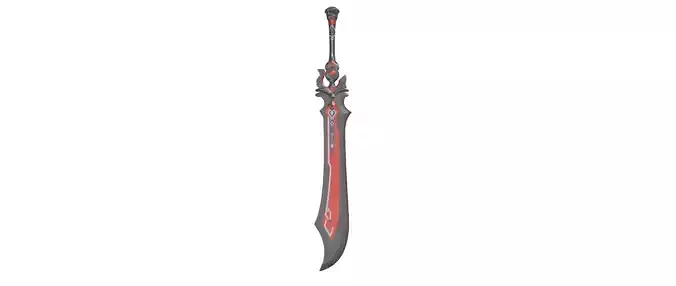 Genshin Impact blackcliff slasher sword
