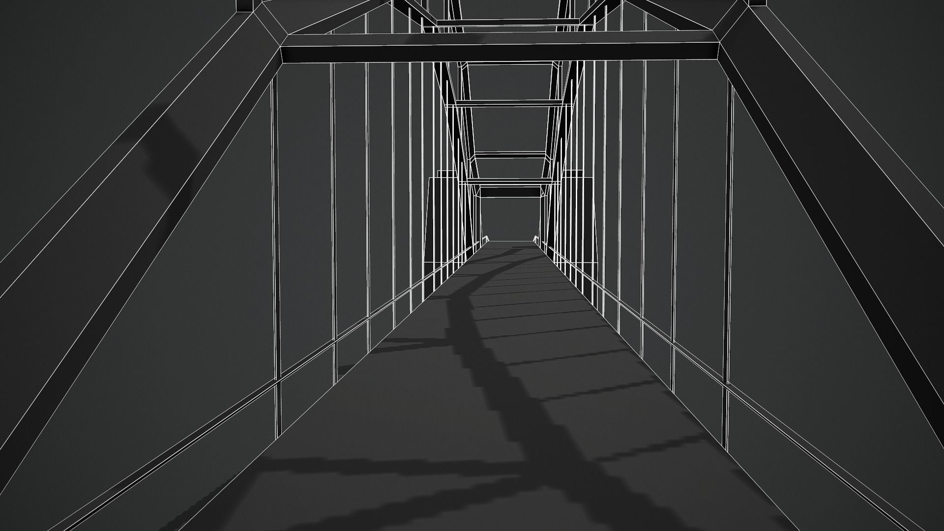 Modern Bridge - Low Poly Game Ready Low-poly 3D model_11