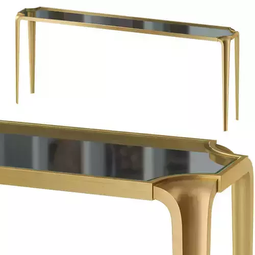 Baker Lotus Console Table 3D model
