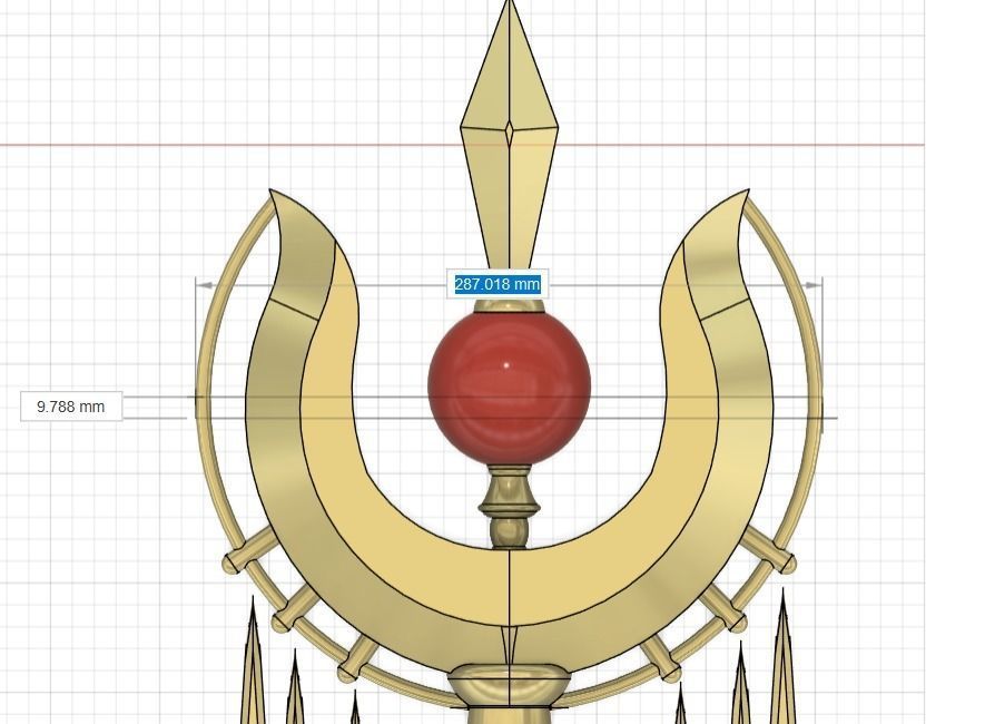 Sheherezade scepter 3D print model_17