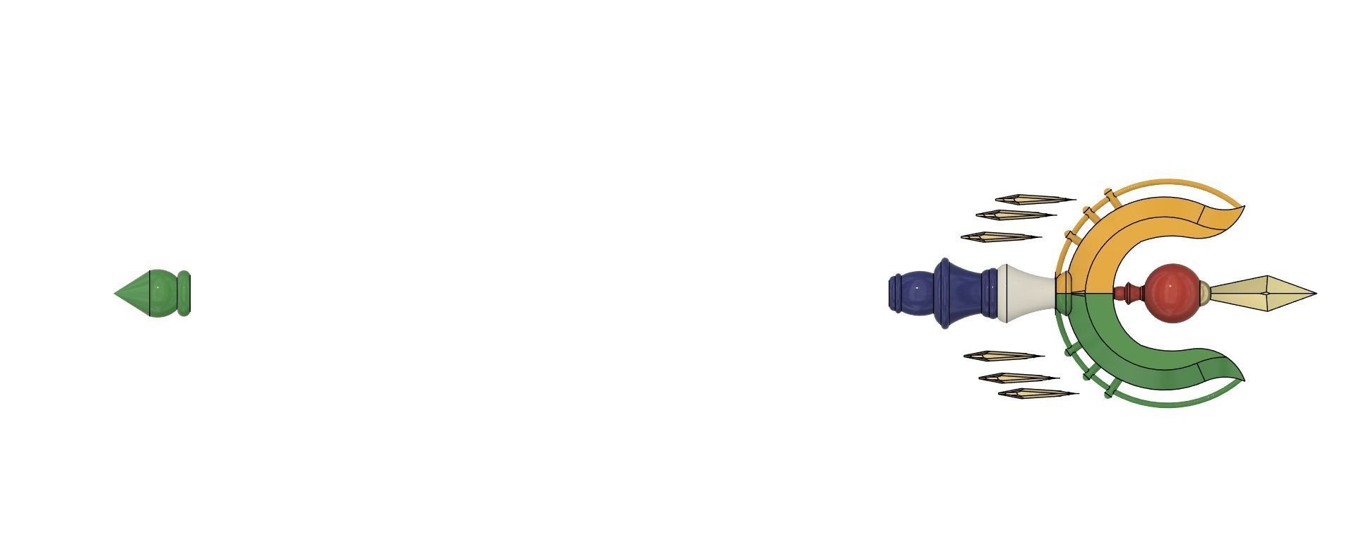 Sheherezade scepter 3D print model_16