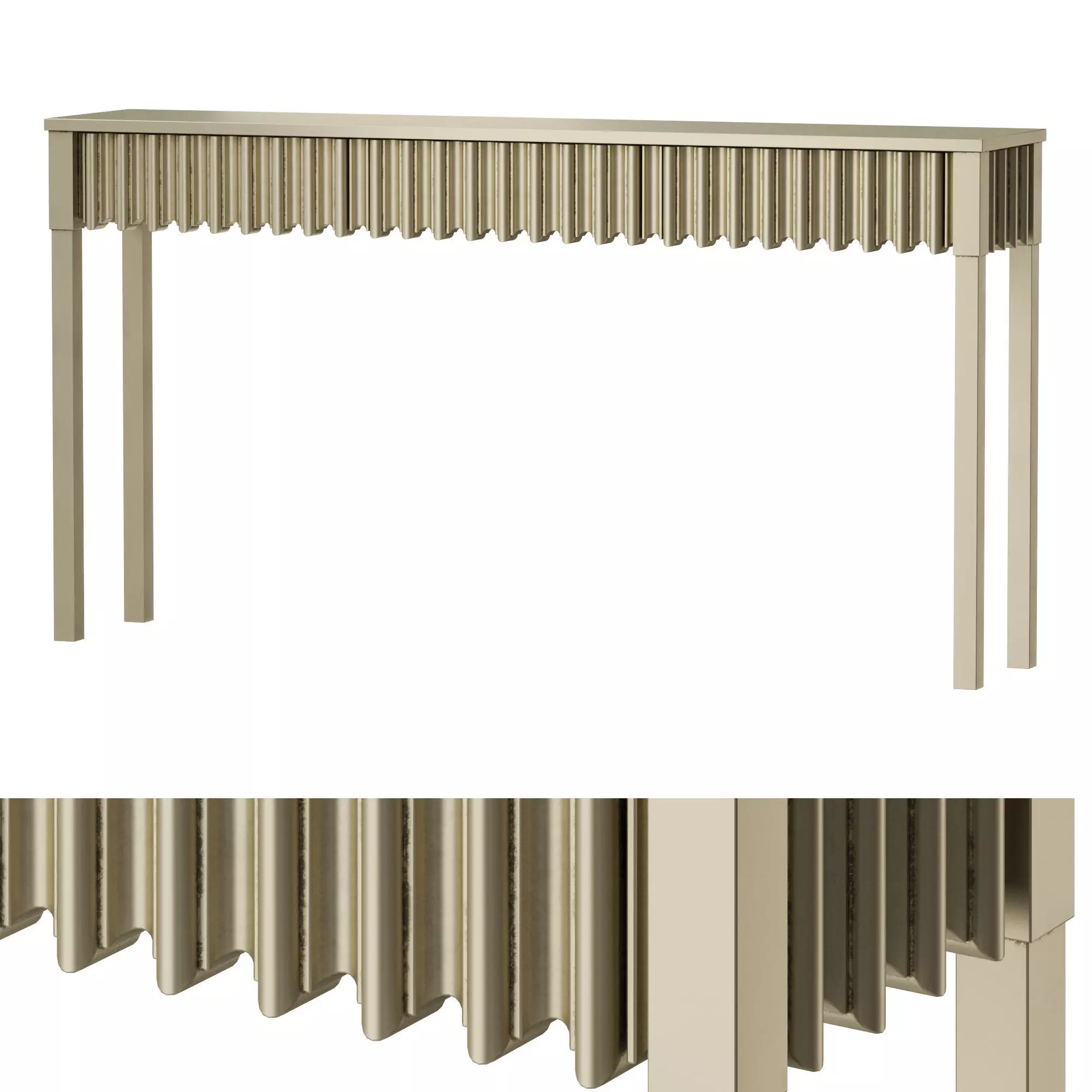 Baker Reese Console Table 3D model_0
