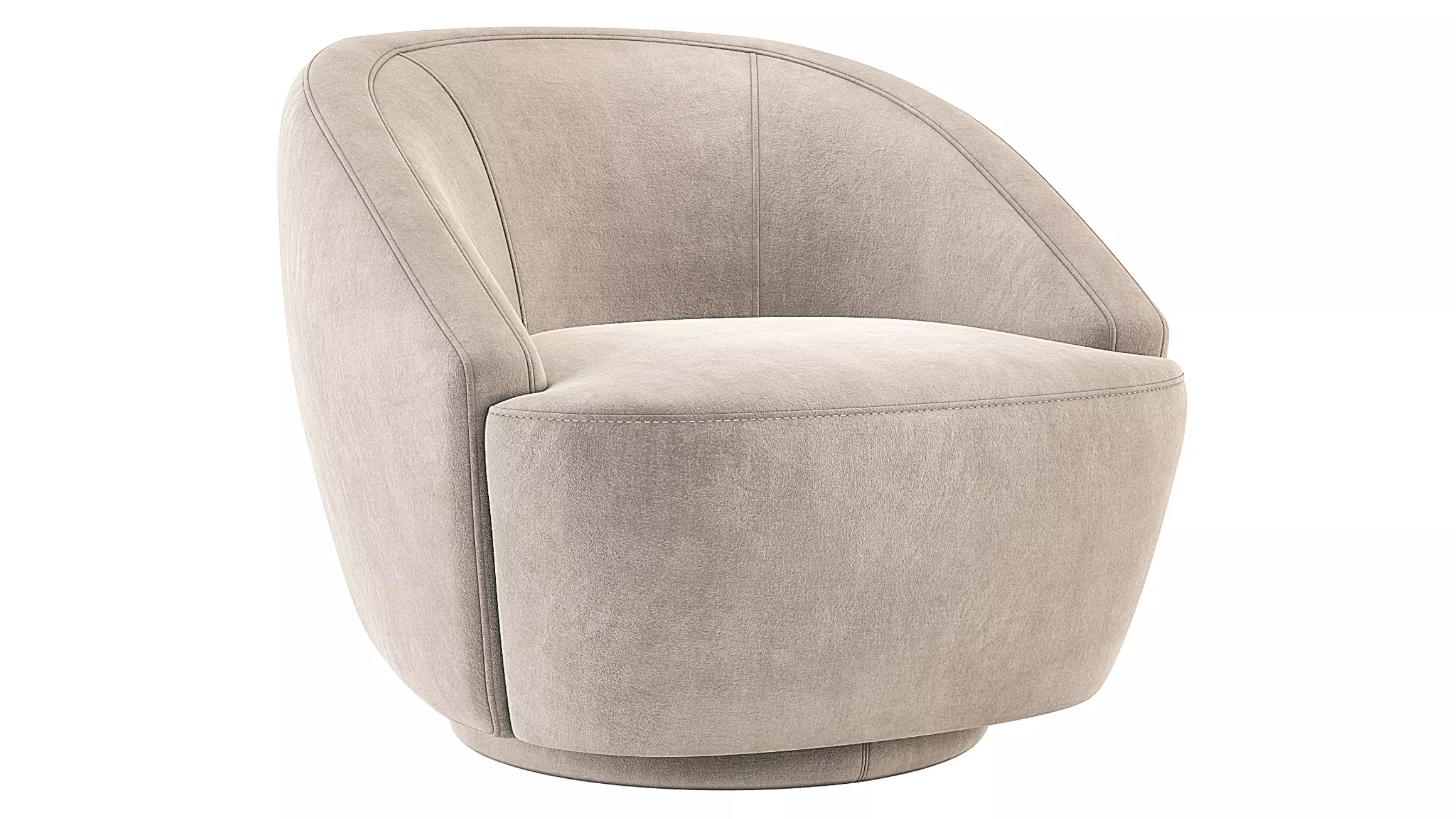Restoration Hardware Lecco Swivel Chair RH 3D model