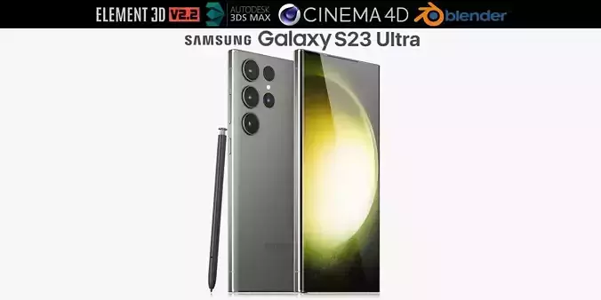 Samsung Galaxy S23 Ultra  3D model
