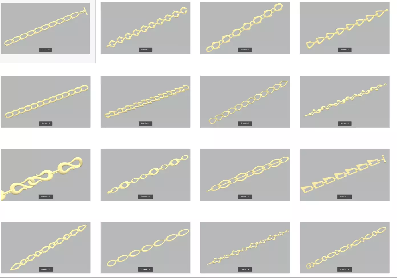 16 Bracelet Stl jcd collection _0