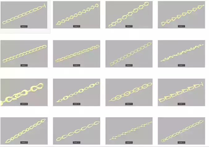 16 Bracelet Stl jcd collection 