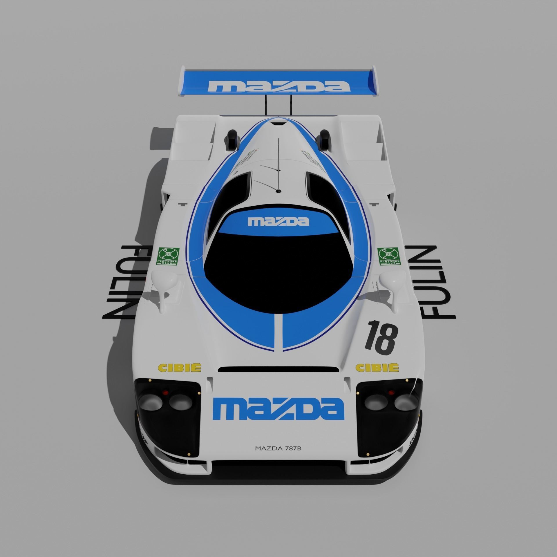 Mazda 787B 3D model_7