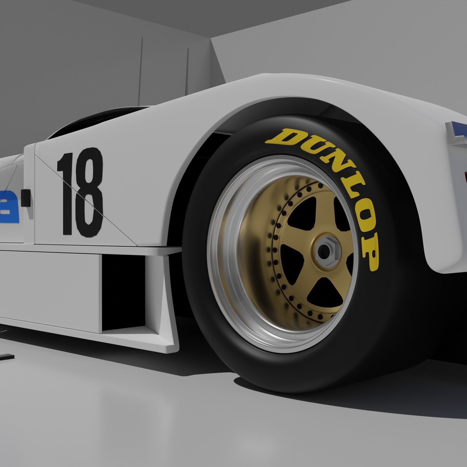 Mazda 787B 3D model_11