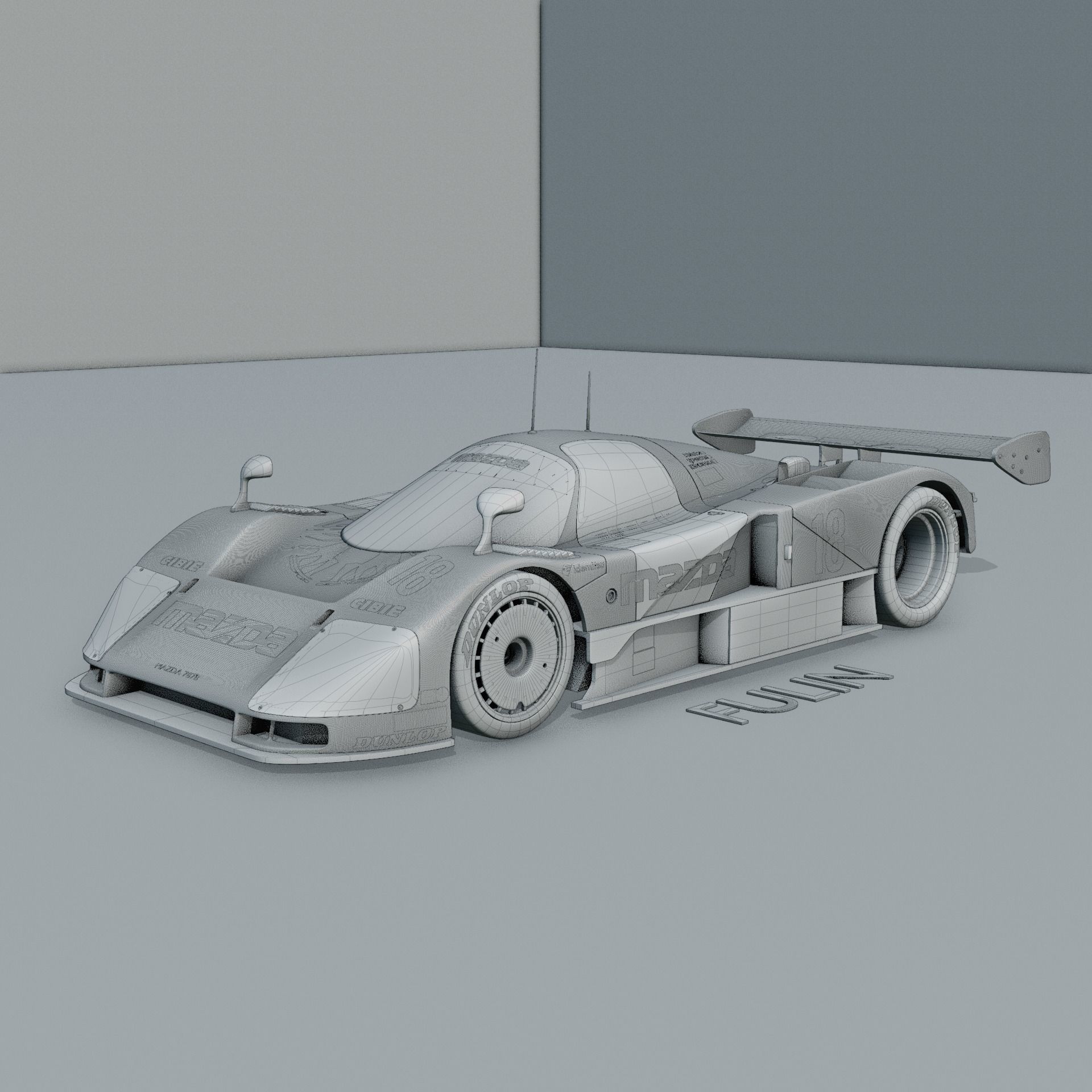 Mazda 787B 3D model_8