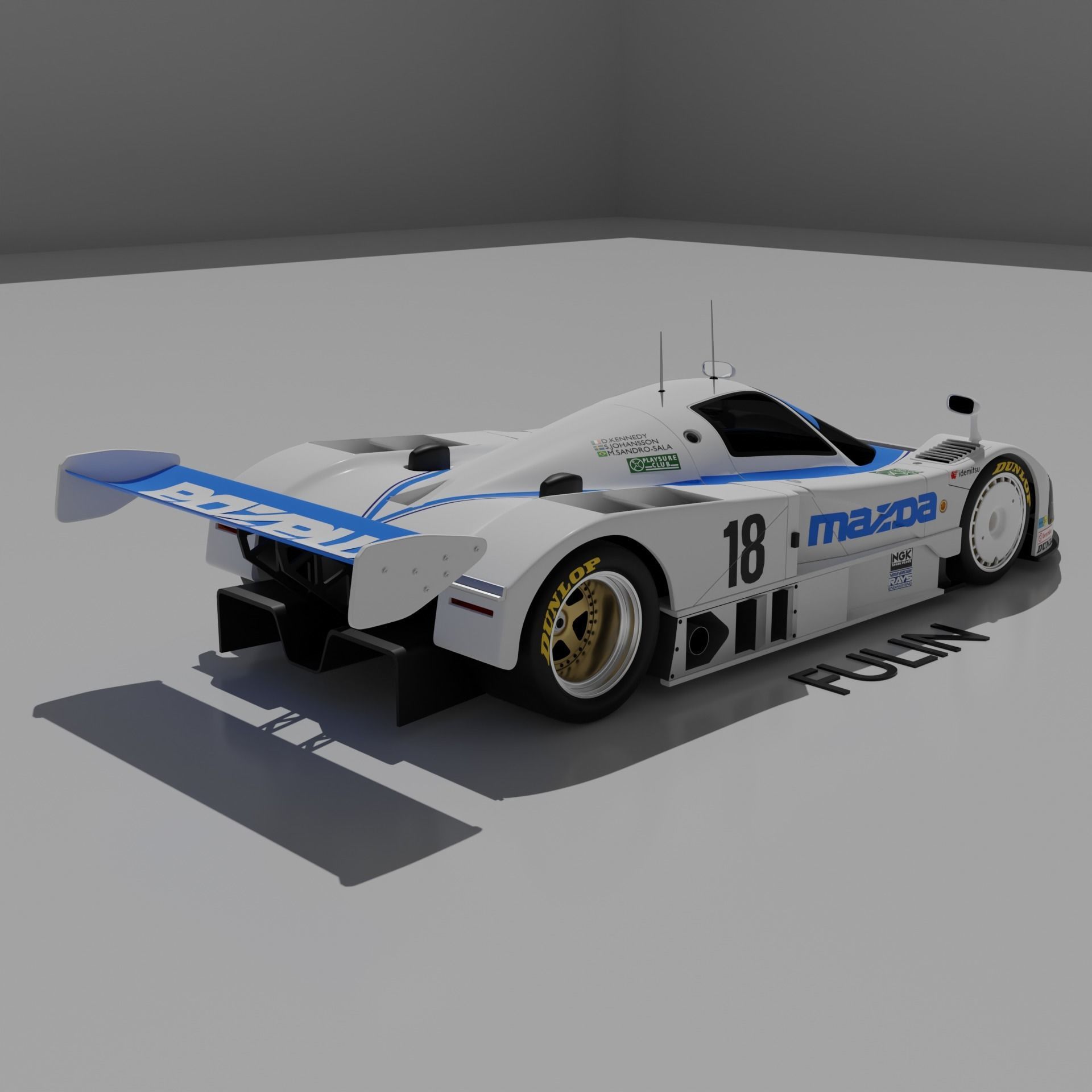 Mazda 787B 3D model_1