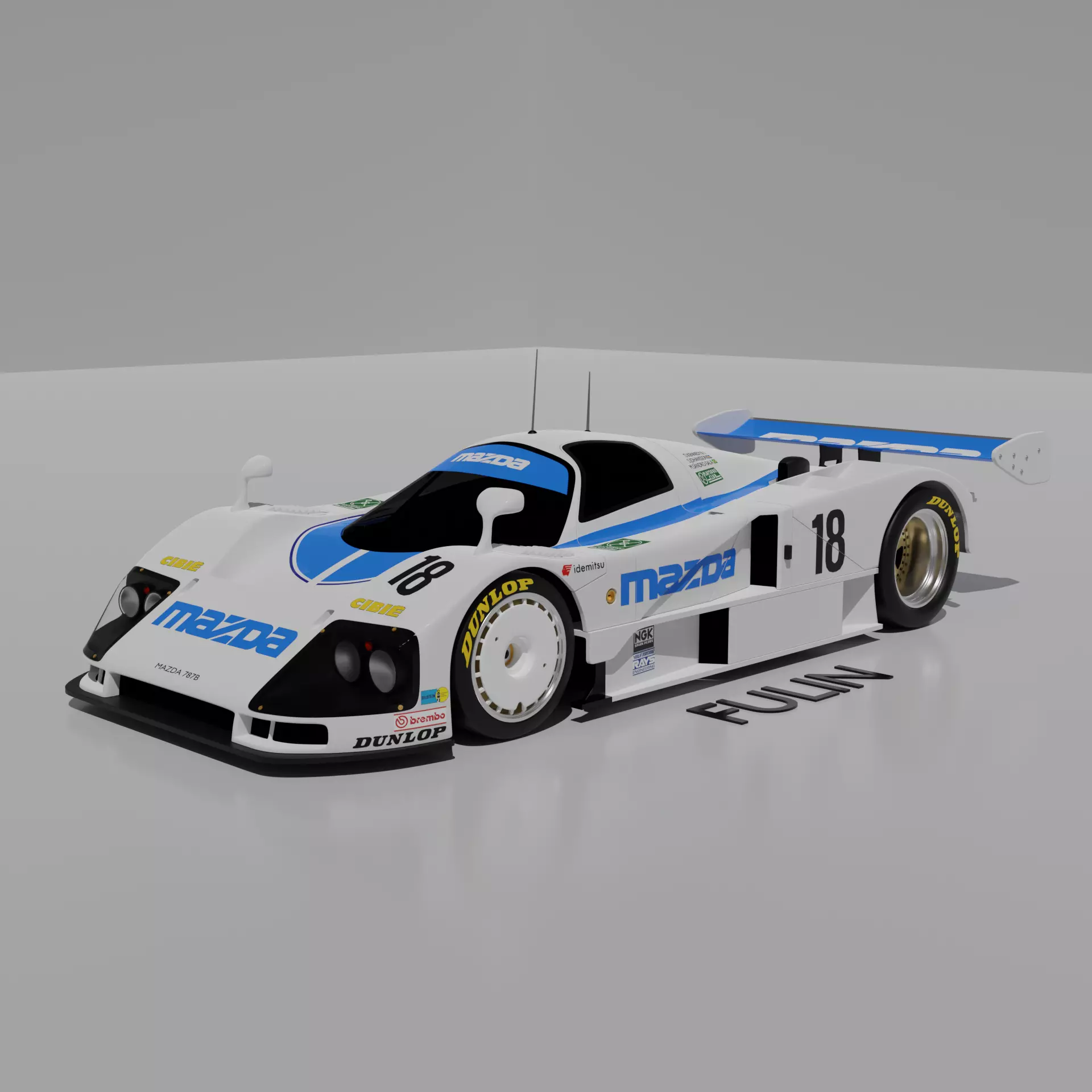 Mazda 787B 3D model_0