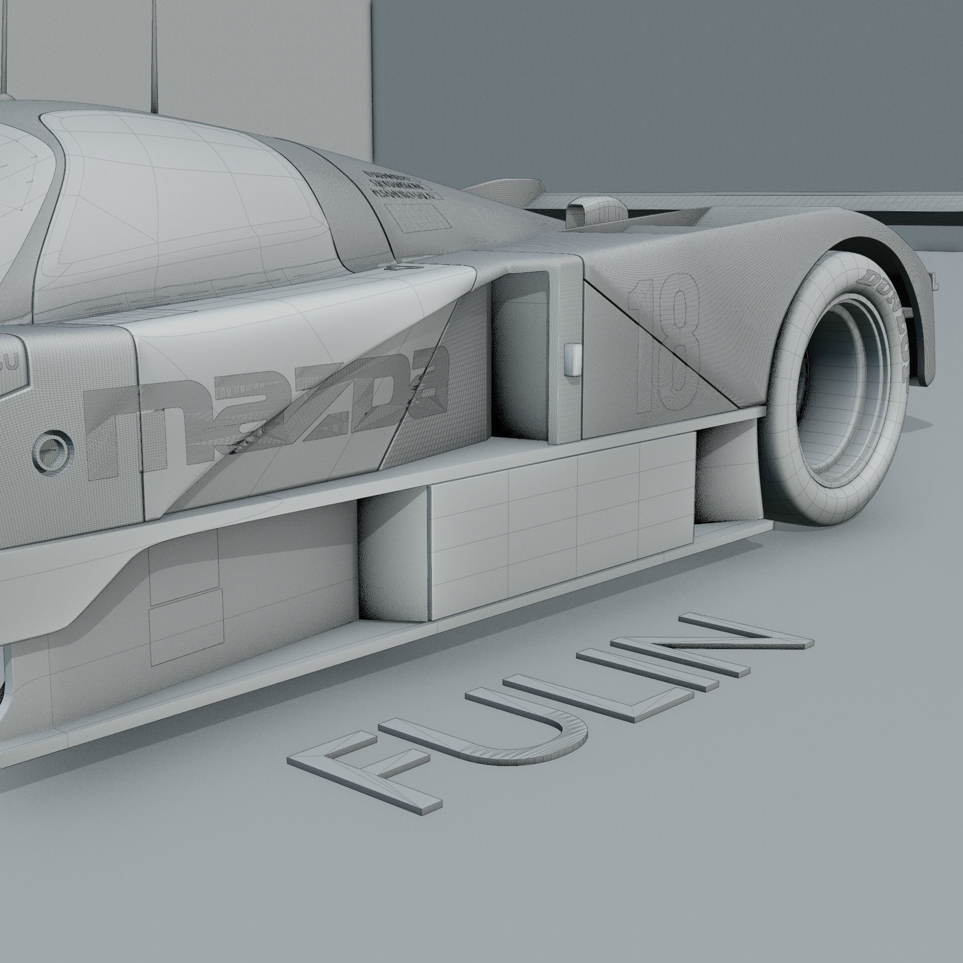 Mazda 787B 3D model_9