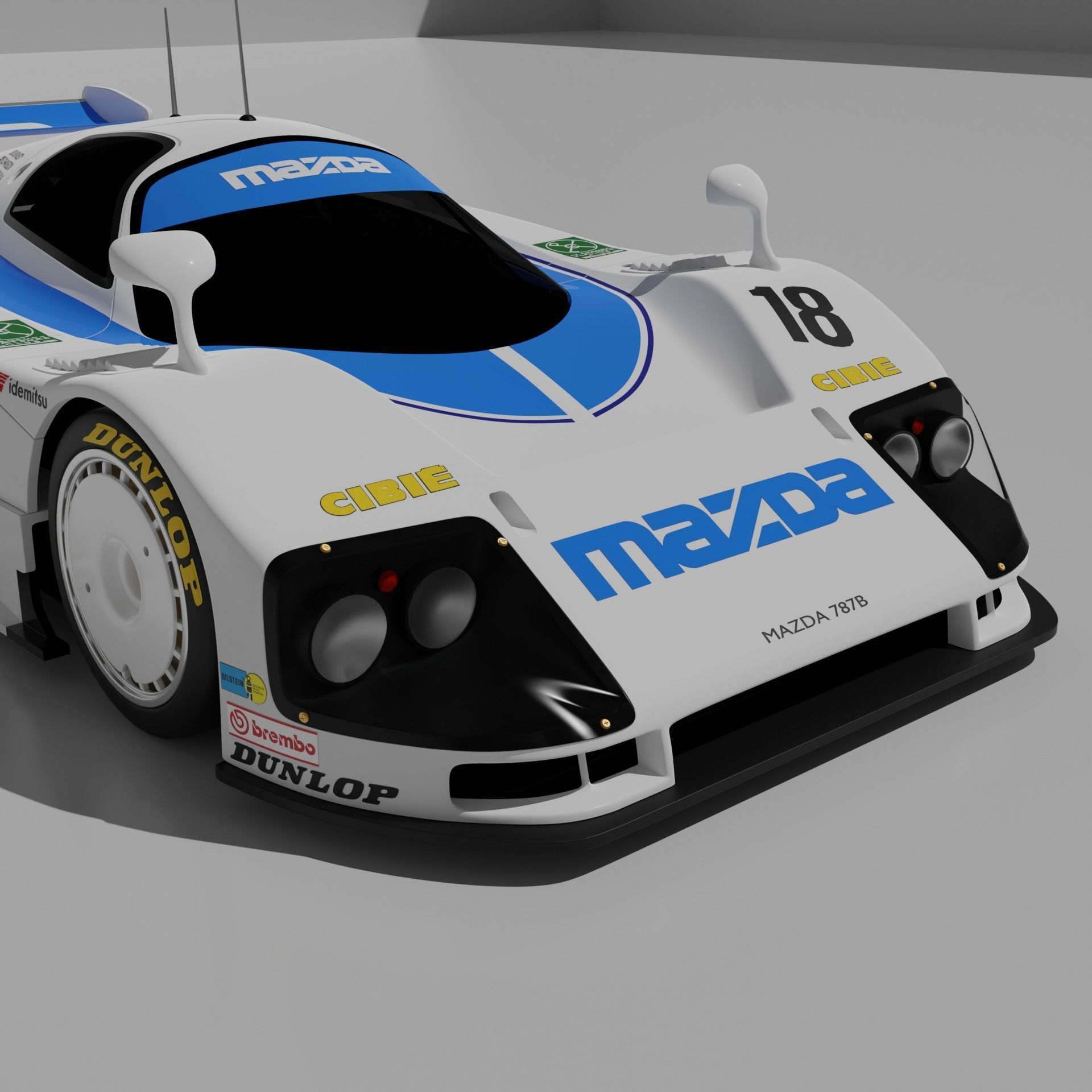 Mazda 787B 3D model_3